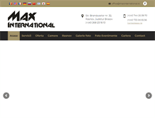 Tablet Screenshot of maxinternational.ro